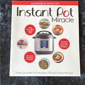 Instant Pot Miracle Cookbook - White & Silver